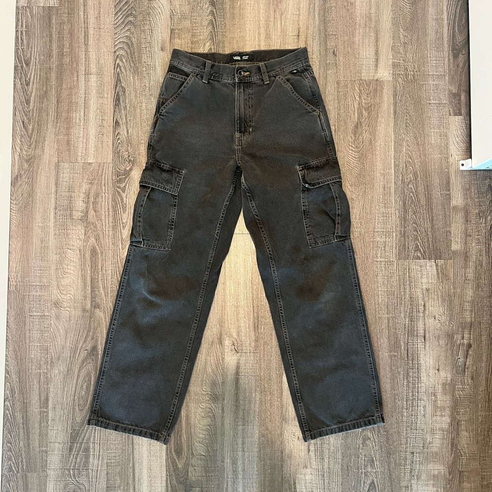 Vans Men's Charcoal Cargo Jeans